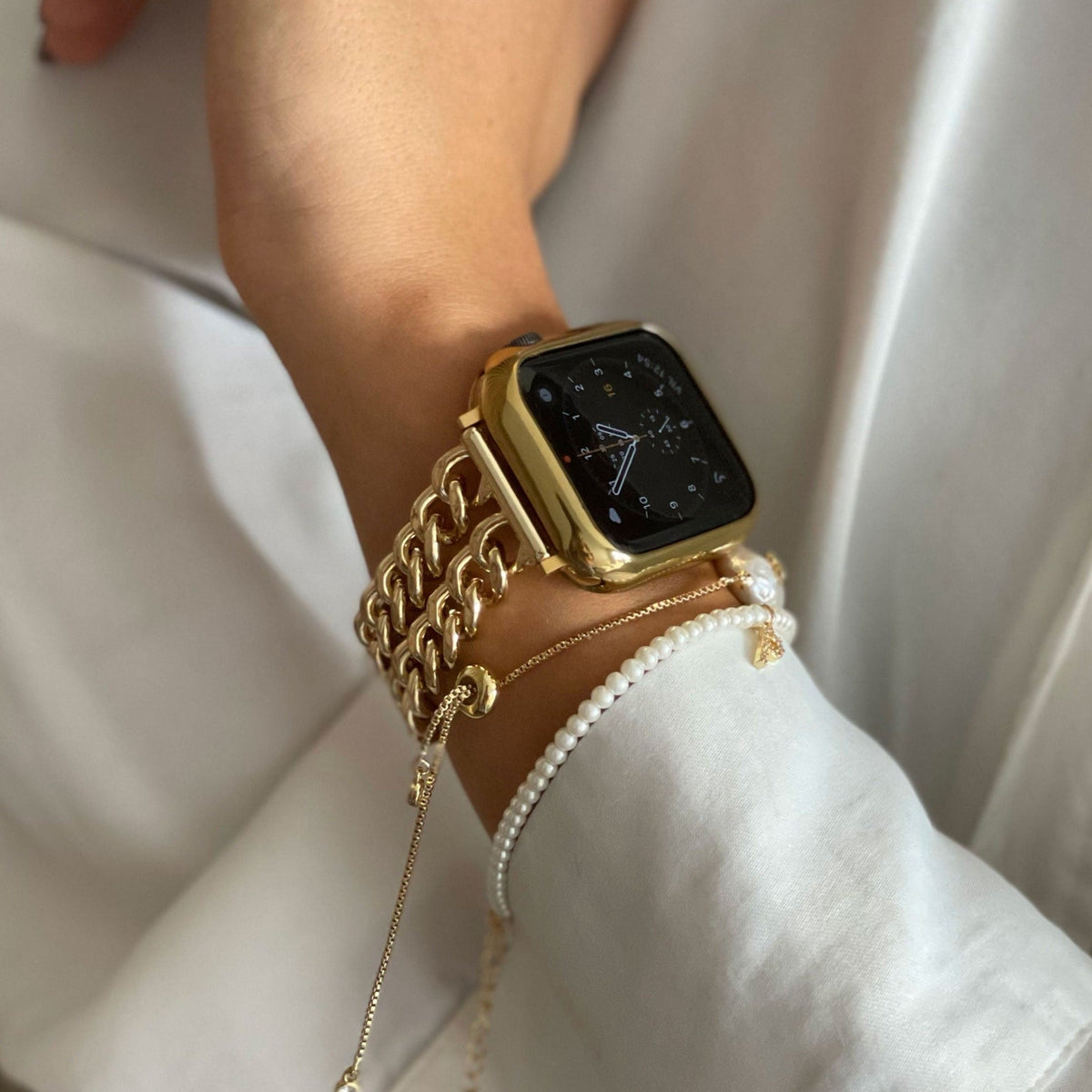 Louis Vuitton Band Strap Bracelet For All Apple Watch Series SE 7