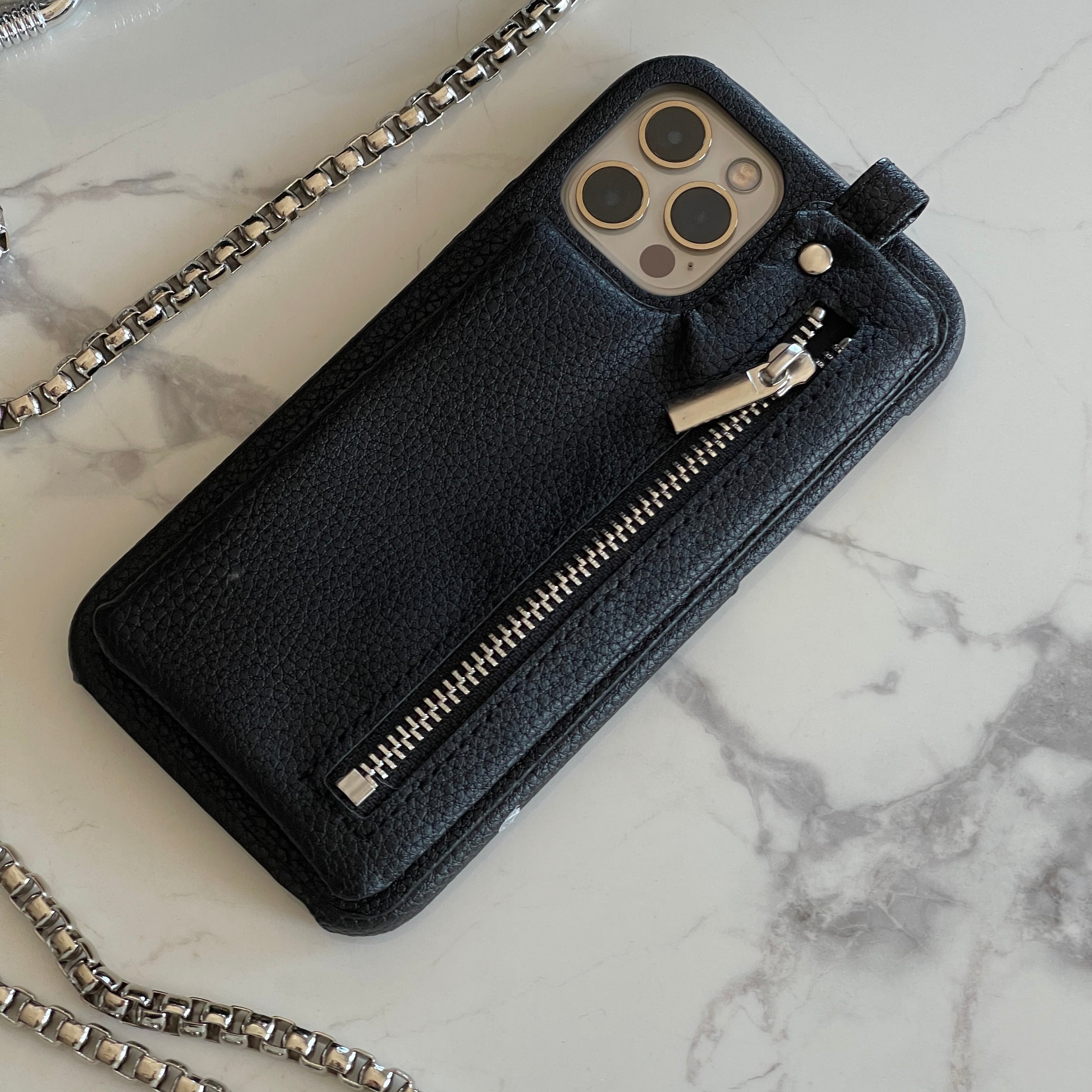 Leather iPhone Case With Pocket