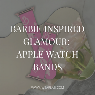  Barbie-Inspired Glamour: Embrace Elegance With Printed Faux Leather Apple Watch Bands