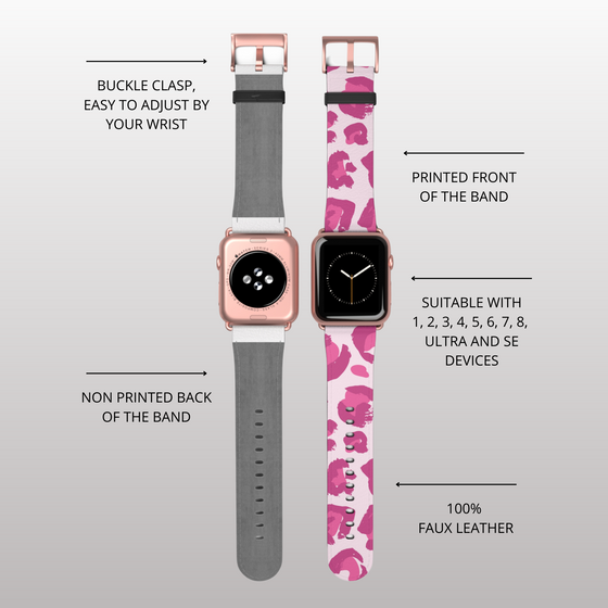 Leopard Print Watch Band