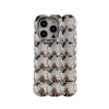 3D Bubble Silver iPhone Case