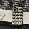 3D Bubble Silver iPhone Case