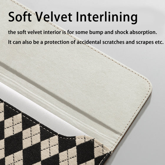 Knitted Leather Macbook Sleeve Case