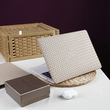  Beige Woven Macbook Cover