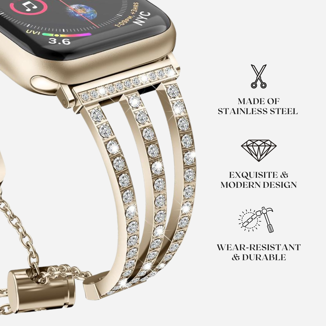 Women's stainless steel 2025 apple watch band