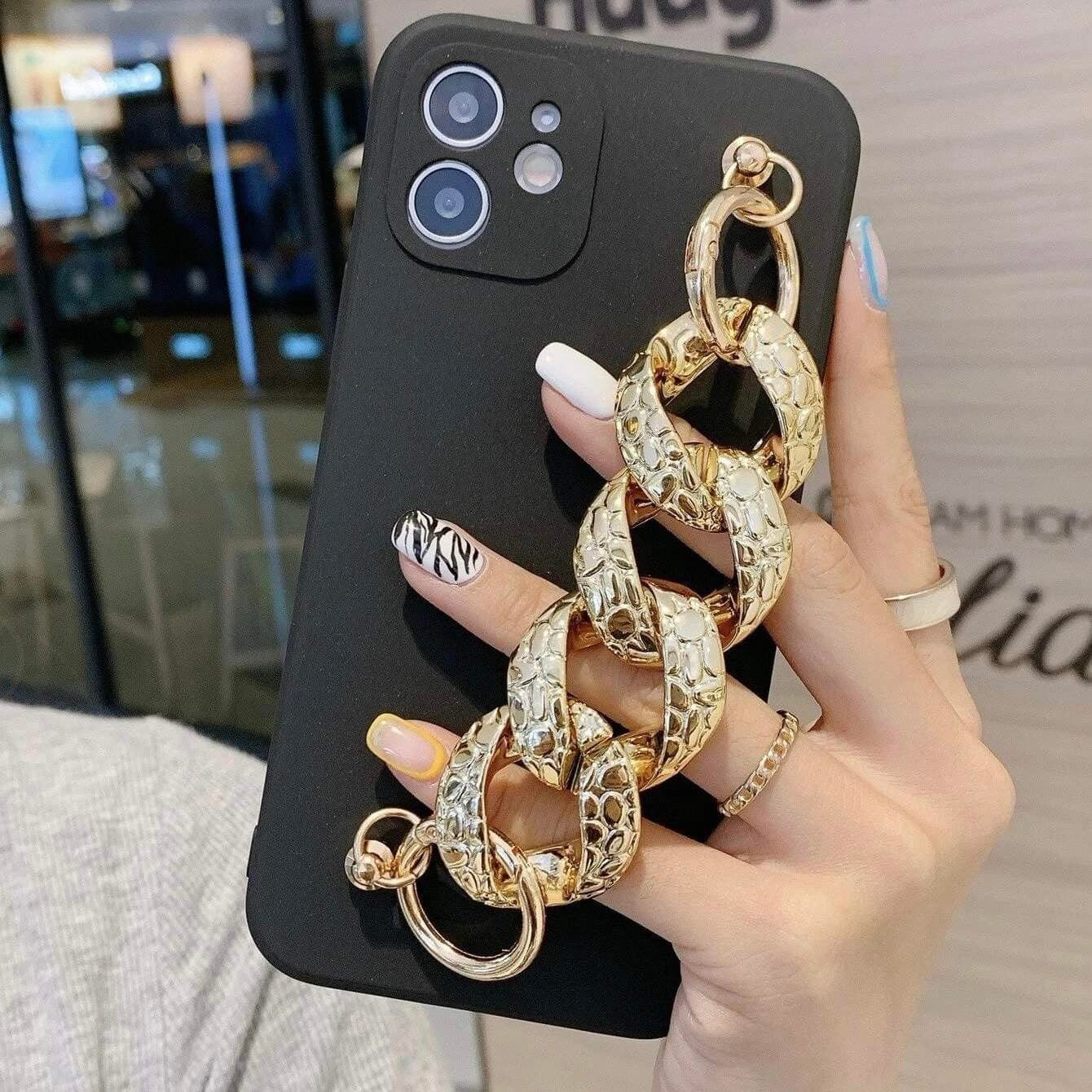 iPhone Case With Golden Chain