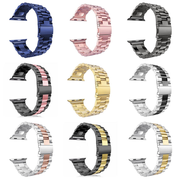 [Apple Watch Band For Apple Watch Series 3 Series 4 Series 5 Series 6 38mm 40mm 42mm 44mm] - [iWearLab]iwearlab-appleaccessories-applewatchband-classicstainlesssteel-highquality