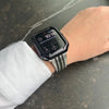 Stainless Steel Apple Watch Band with Face Cover