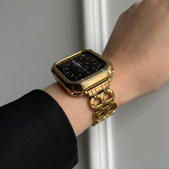 Intertwin Apple Watch Band with Face Cover