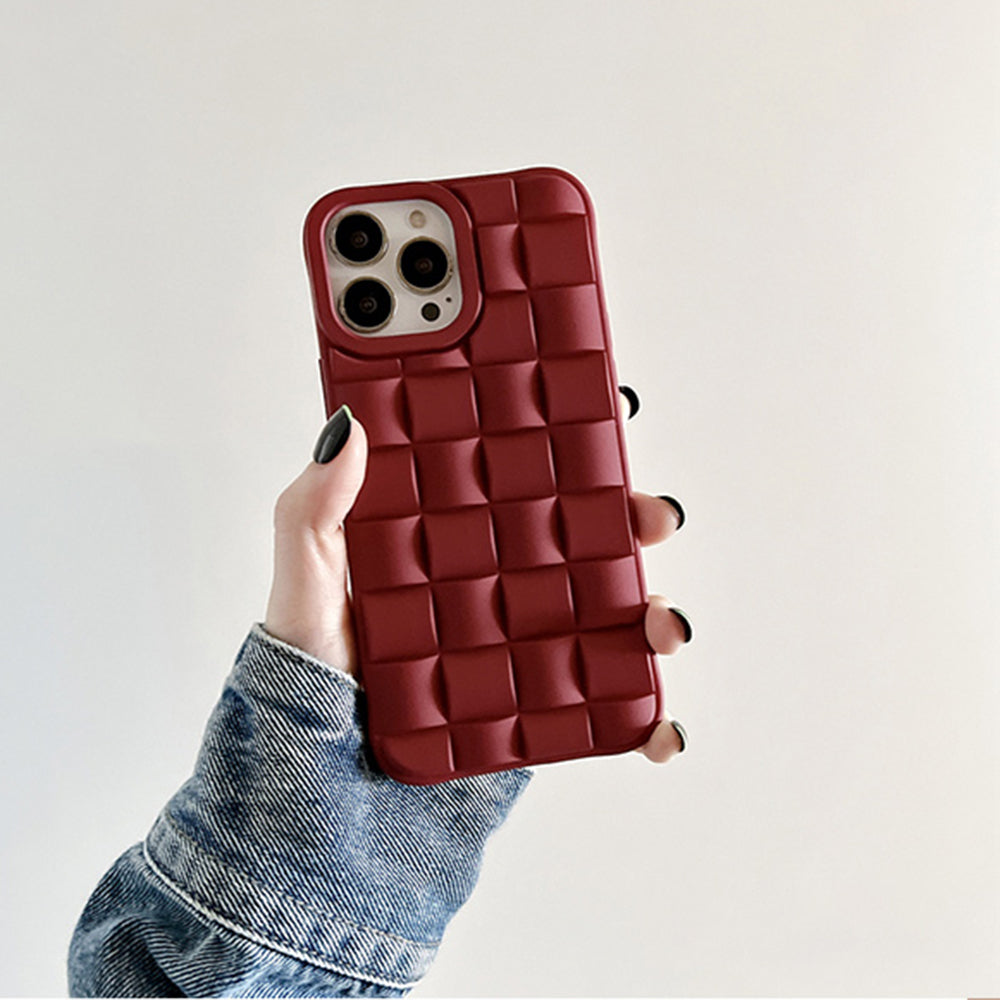 Silicone Weaved Look iPhone Case