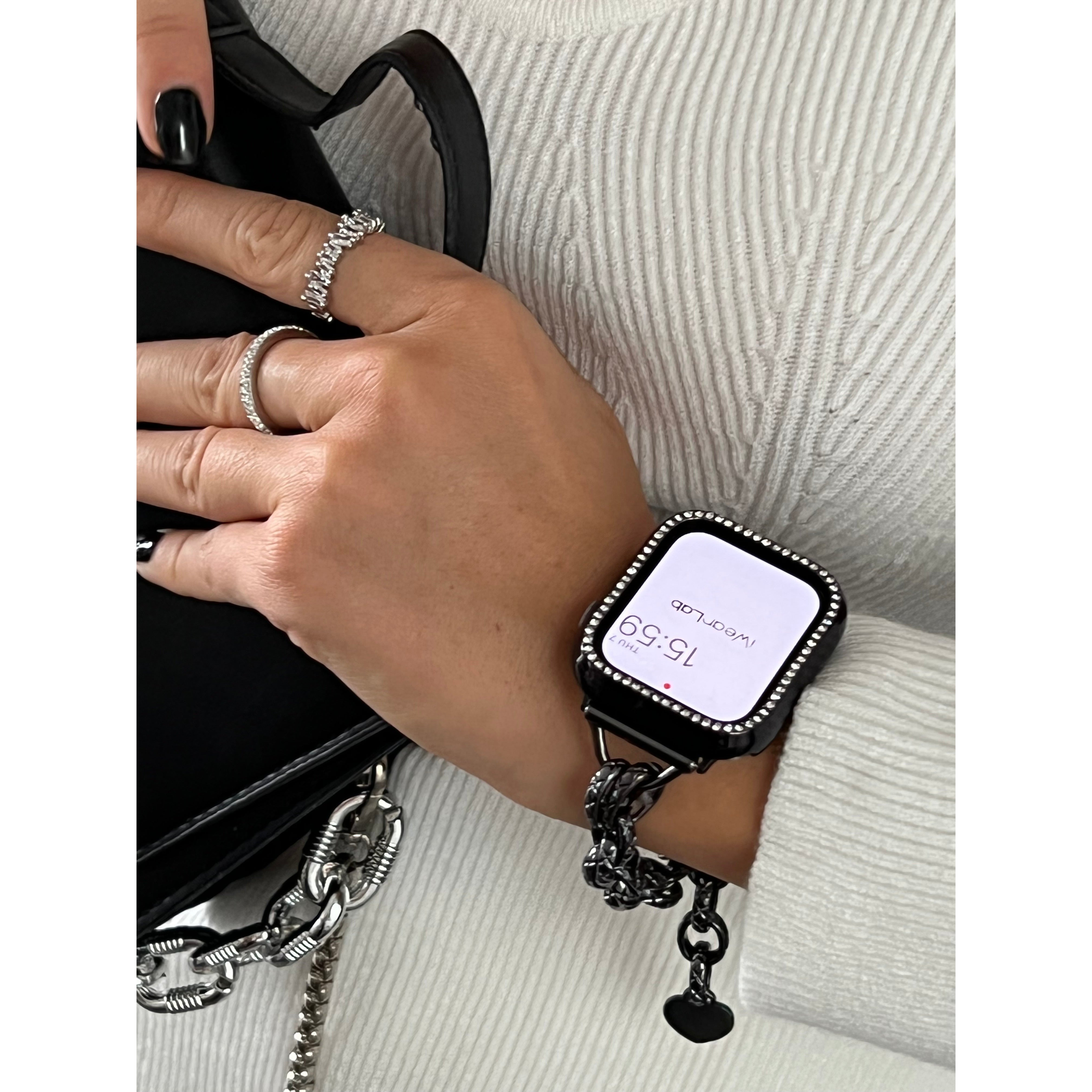 Apple Watch Strap Small Links | Stainless Steel | MIAJWL – Mia Bijoux