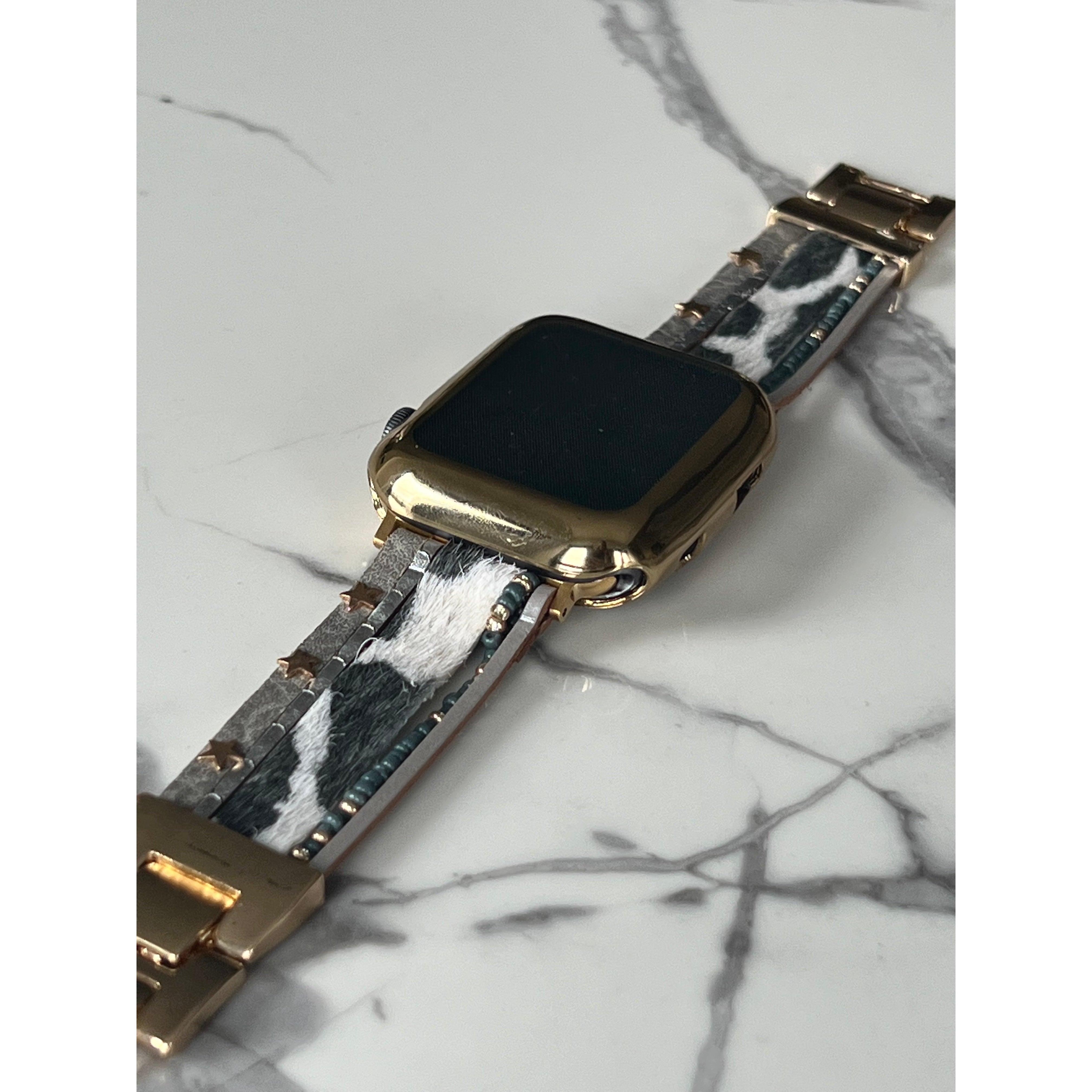 Cow Print Apple Watch Band iWearLab iwearlab