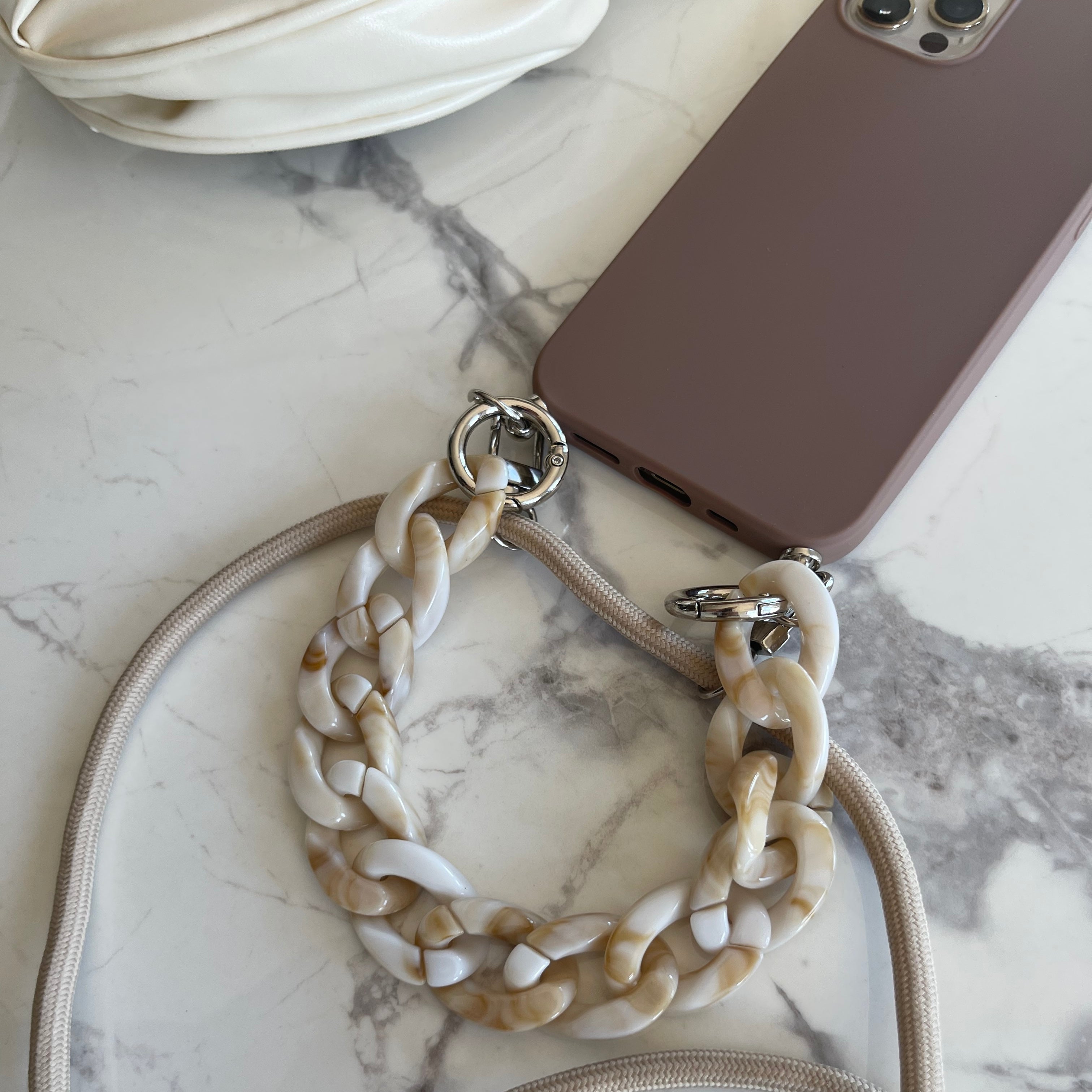 For Iphone Phone Cases Luxury Designer Crossbody Necklace Cord