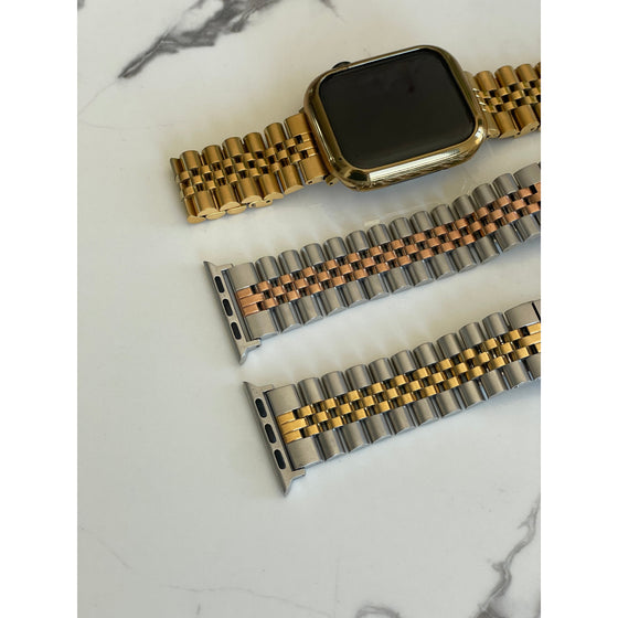 Many Rows Apple Watch Band with Face Cover