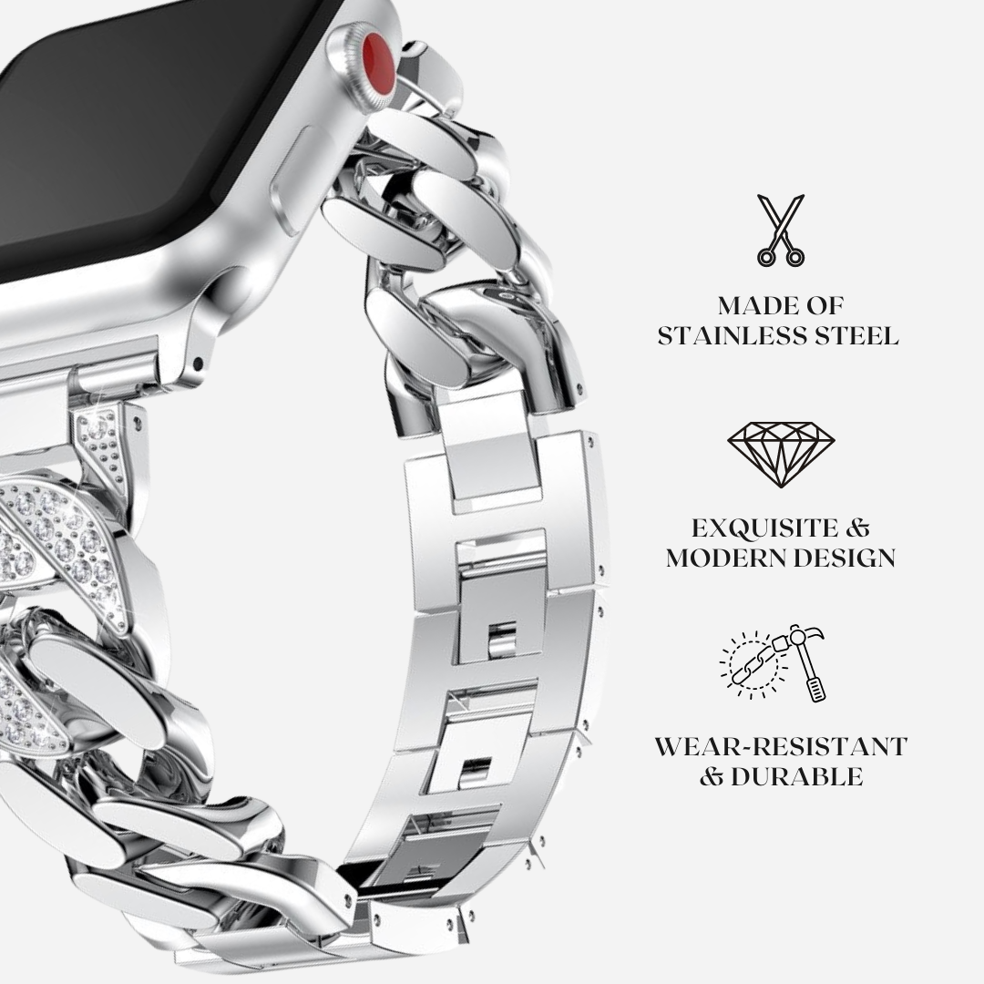 Stainless Steel Apple Watch Band for series 6 5 4 3 SE iWearLab