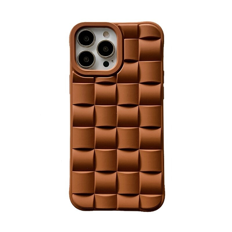 Silicone Weaved Look iPhone Case