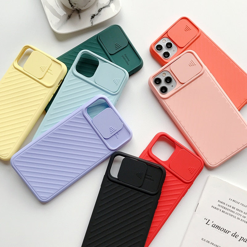 Silicone Slide Lens Protection iPhone Case iWearLab iwearlab