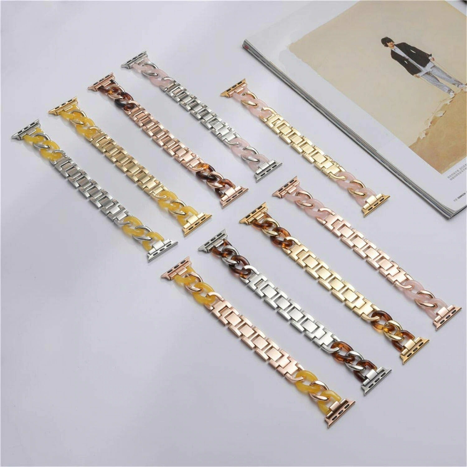 Resin Watchband Apple Watch  Apple Watch Resin Chain Strap